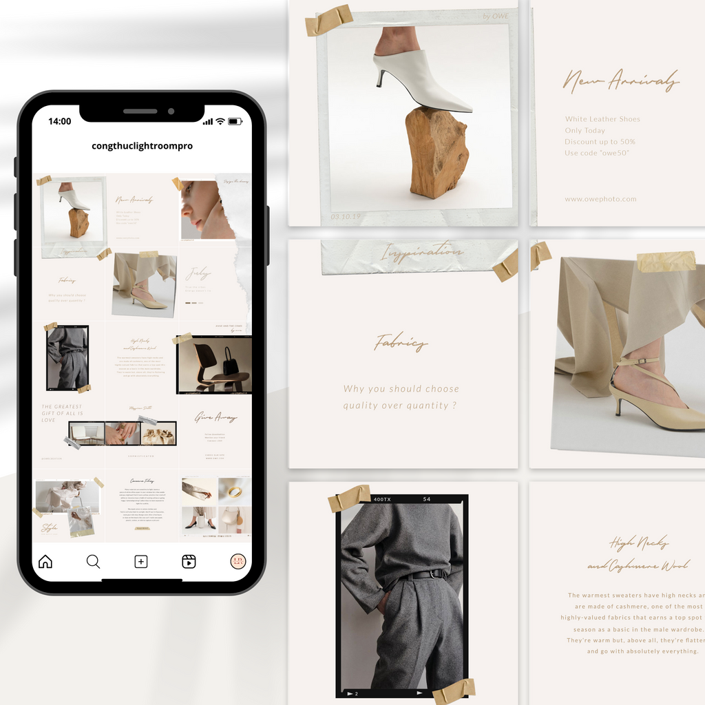 Essa Instagram Puzzle Template