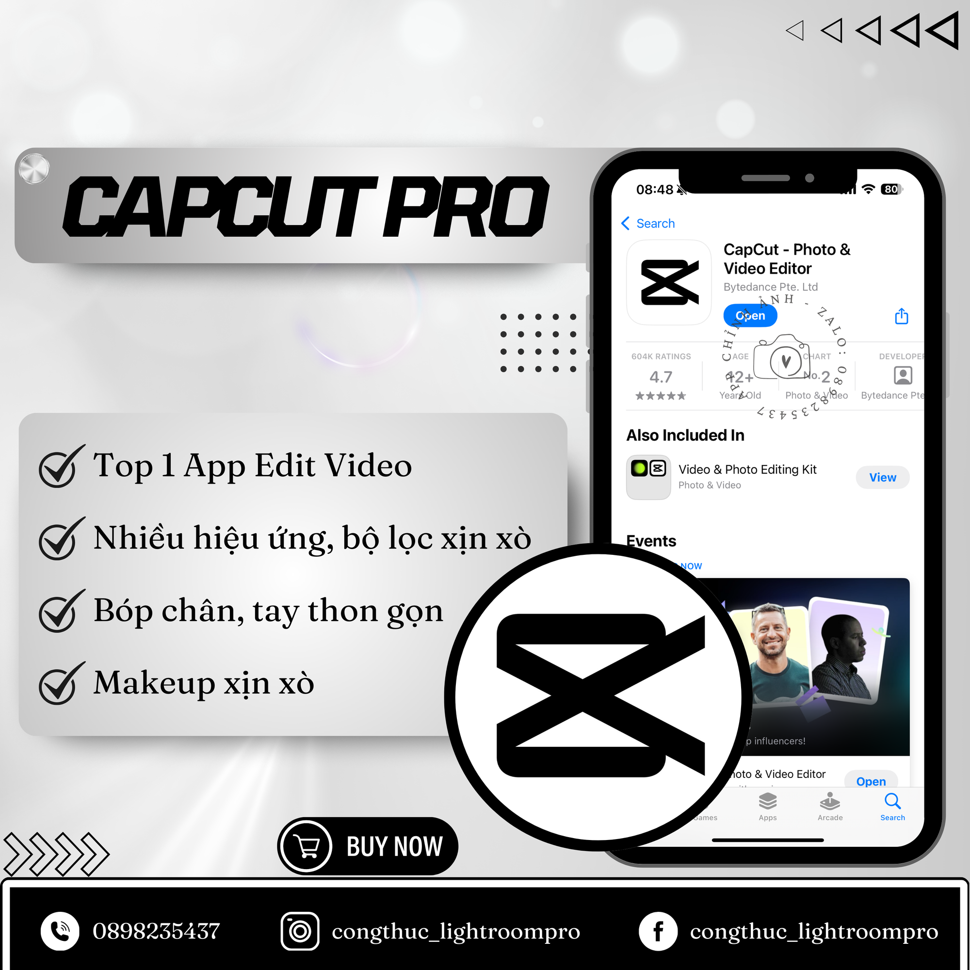 Tài Khoản Capcut Pro (1 Năm)