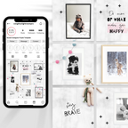 Scandi Instagram Puzzle Template