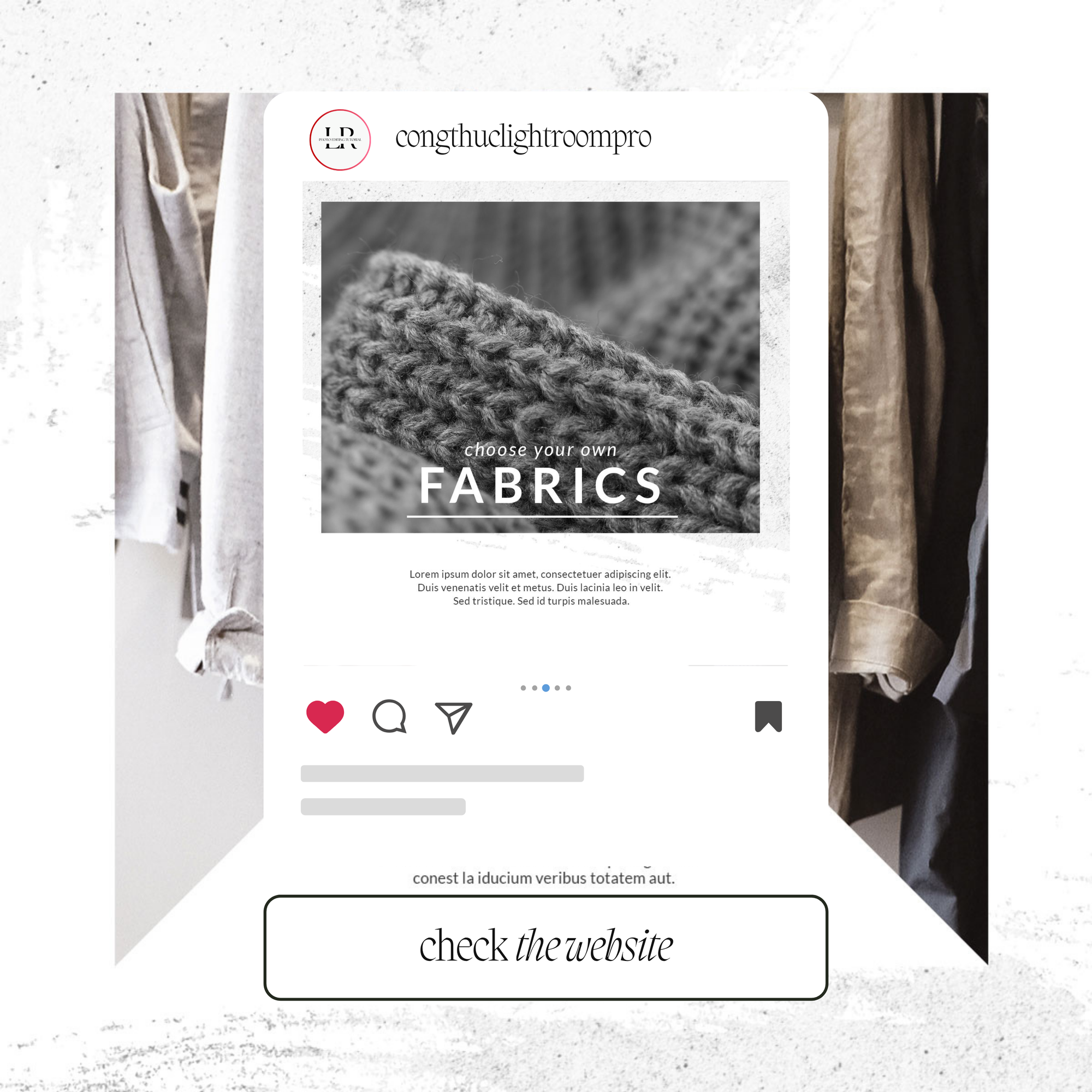 Light Mist Instagram Puzzle Template