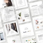 Light Mist Instagram Puzzle Template