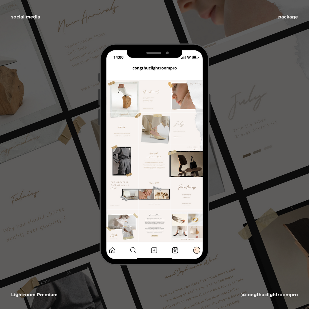 Essa Instagram Puzzle Template