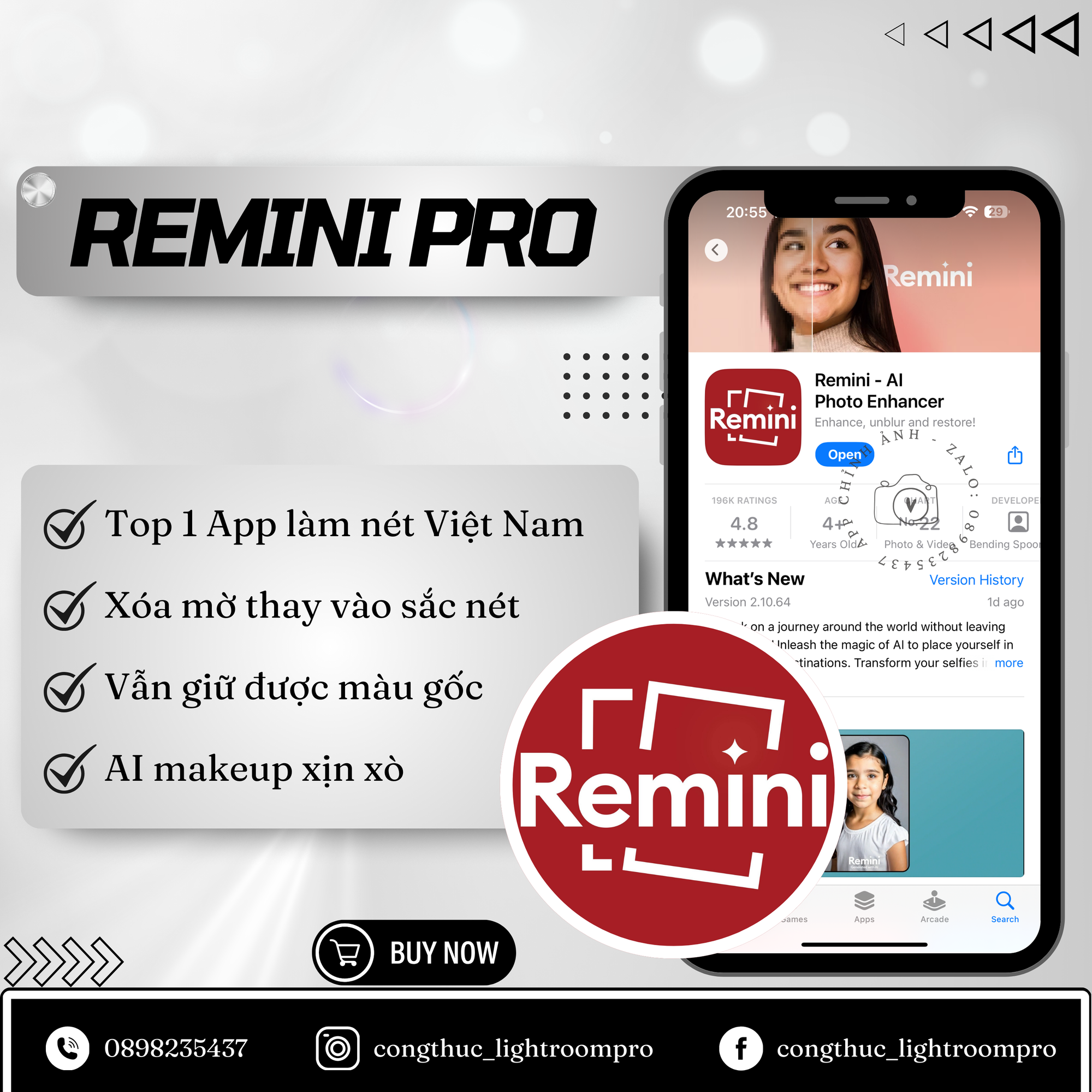 Tài Khoản Remini Pro (1 Năm)